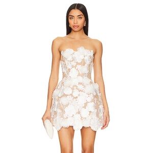 Jasmine Maraya Dress in White Floral - worn once